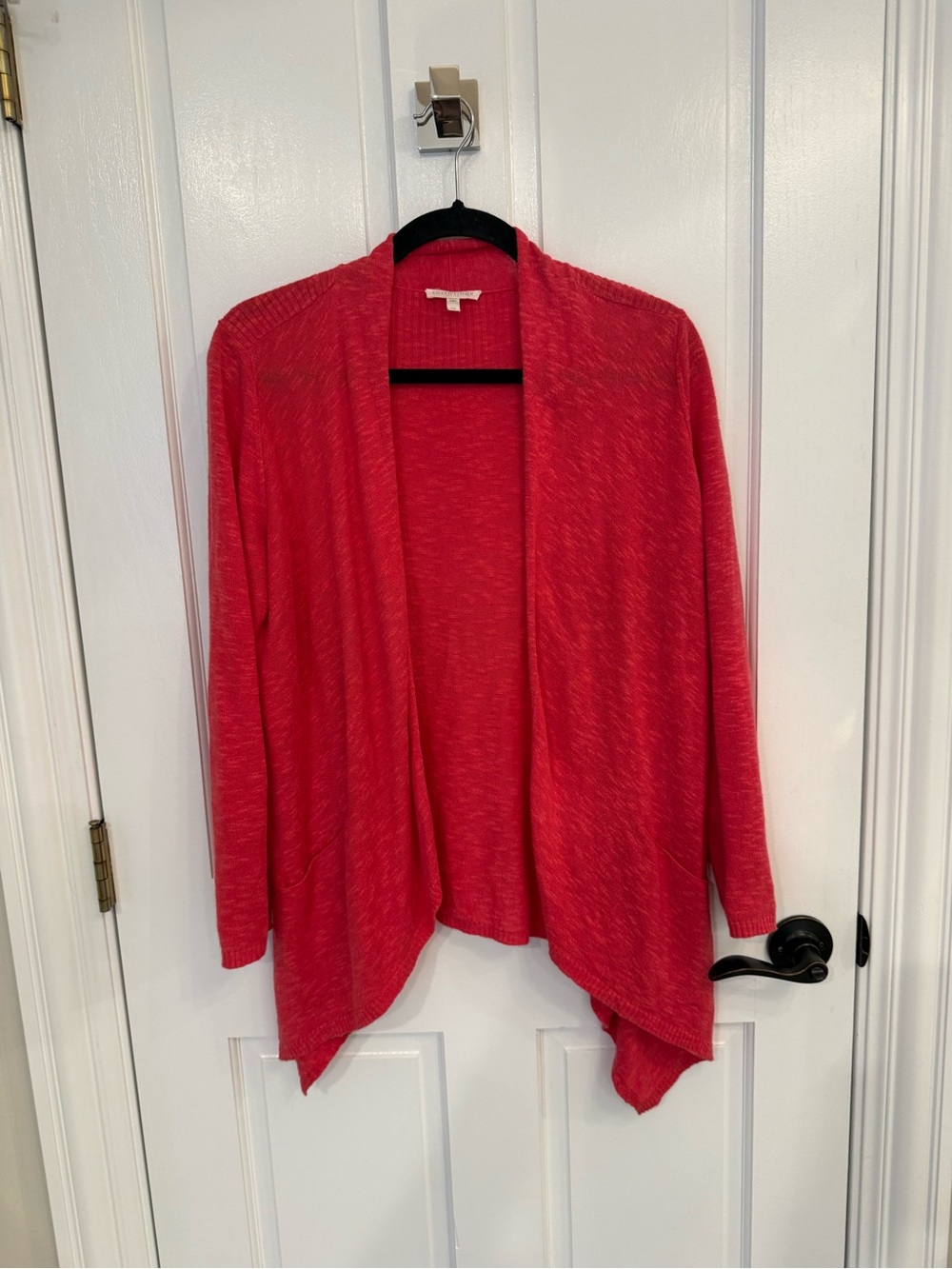 Lightweight Open-Front Pink Women’s Cardigan